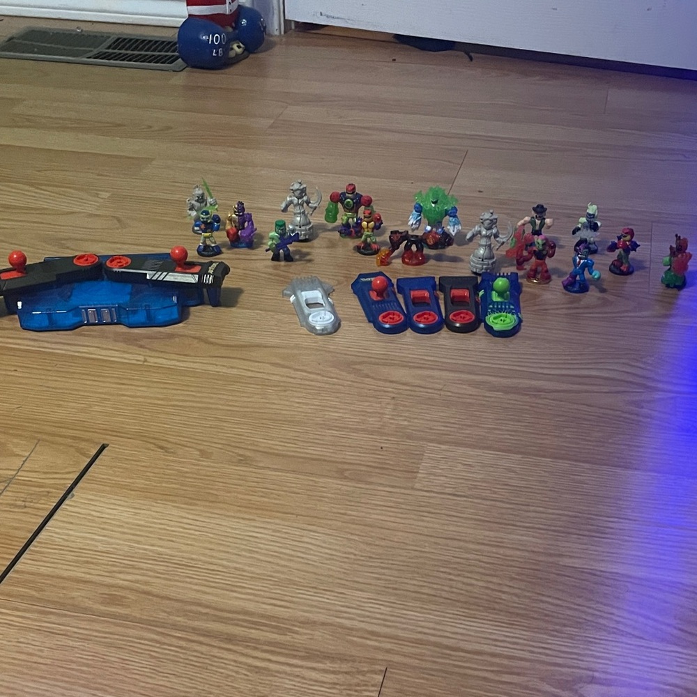 Action Figure Playset with Vehicles